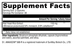 Red Yeast Rice 60 Capsules