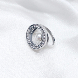 "Круг" кольцо в серебряном покрытии из коллекции "Геометрия" от Jenavi