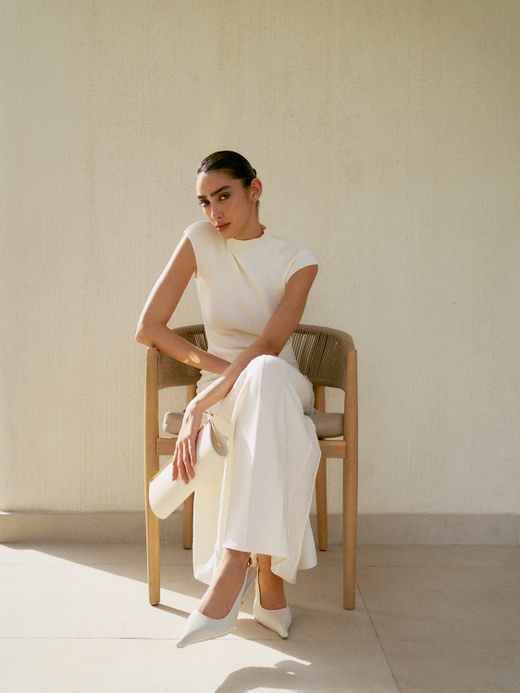 Платье GWEN, молочный