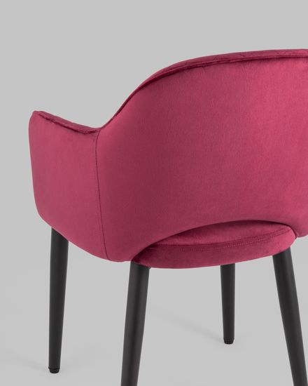 Стул Венера диамант NEW, велюр бордовый NP
