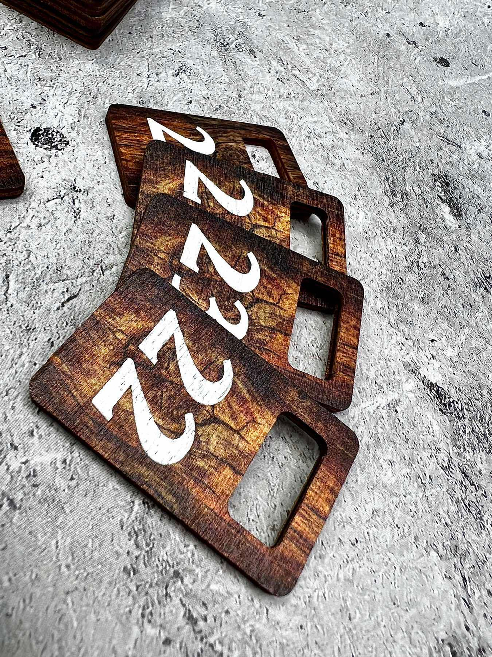 Деревянные Номерки 30х50 (1-25)