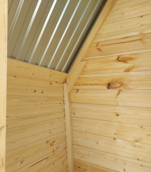 Туалет деревянный