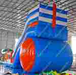 Надувной батут-горка "Супер-волна" 13*6*8 м