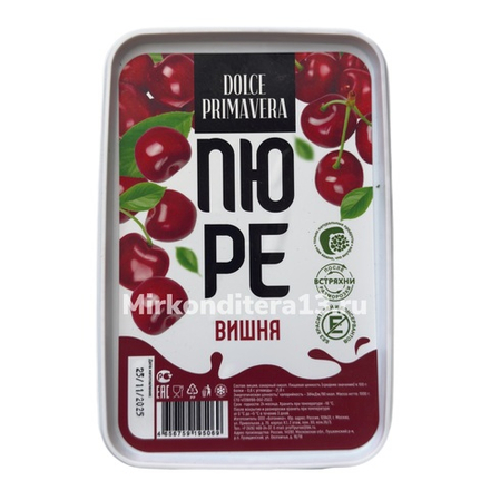 Пюре замороженное Вишня «Dolce Primavera» 1 кг