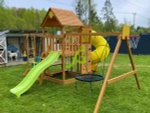 Детская площадка Крафт Pro 4 с трубой мод.2