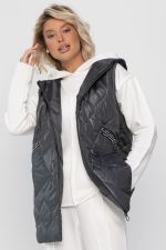 Жилет утепленный Дана Мур (графит) Б14310-18М LT Collection