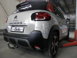 Фаркоп оцинкованный Galia C073A для Citroen C3 Aircross 2018-(паспорт и сертификат в комплекте)(без электрики)