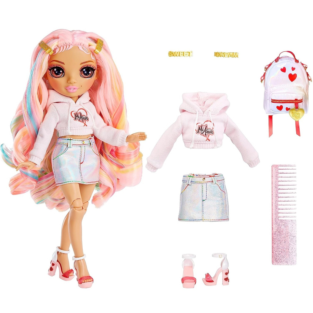 Кукла RAINBOW HIGH Junior Киа Харт 24 см розовая с аксесс. Рейнбоу Хай