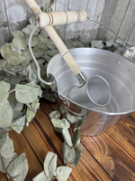 Ведро-запарник алюминий 5л