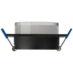 Встраиваемый светильник декоративный ЭРА DK108 BK MR16 GU5.3 черный | Декоративные встраиваемые светильники