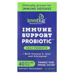LoveBug Probiotics, Immune Support Probiotic™, пробиотик для ежедневного приема, 40 млрд КОЕ, 30 капсул