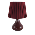 8185/1T COUNTY LN26 499 бордовый, керамика/текстиль Настольная лампа E14 1*40W 220V NAINA
