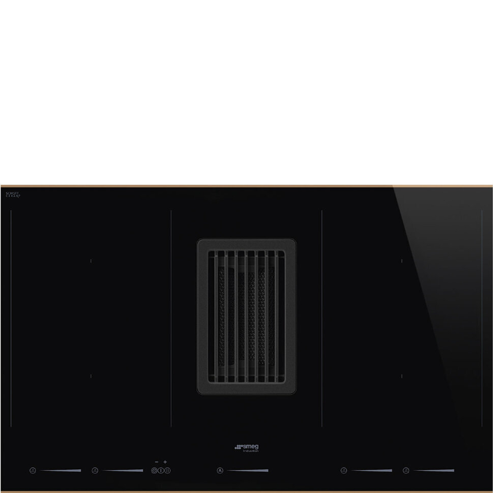 Индукционная варочная панель со встроенной вытяжкой Smeg HOBD682R1