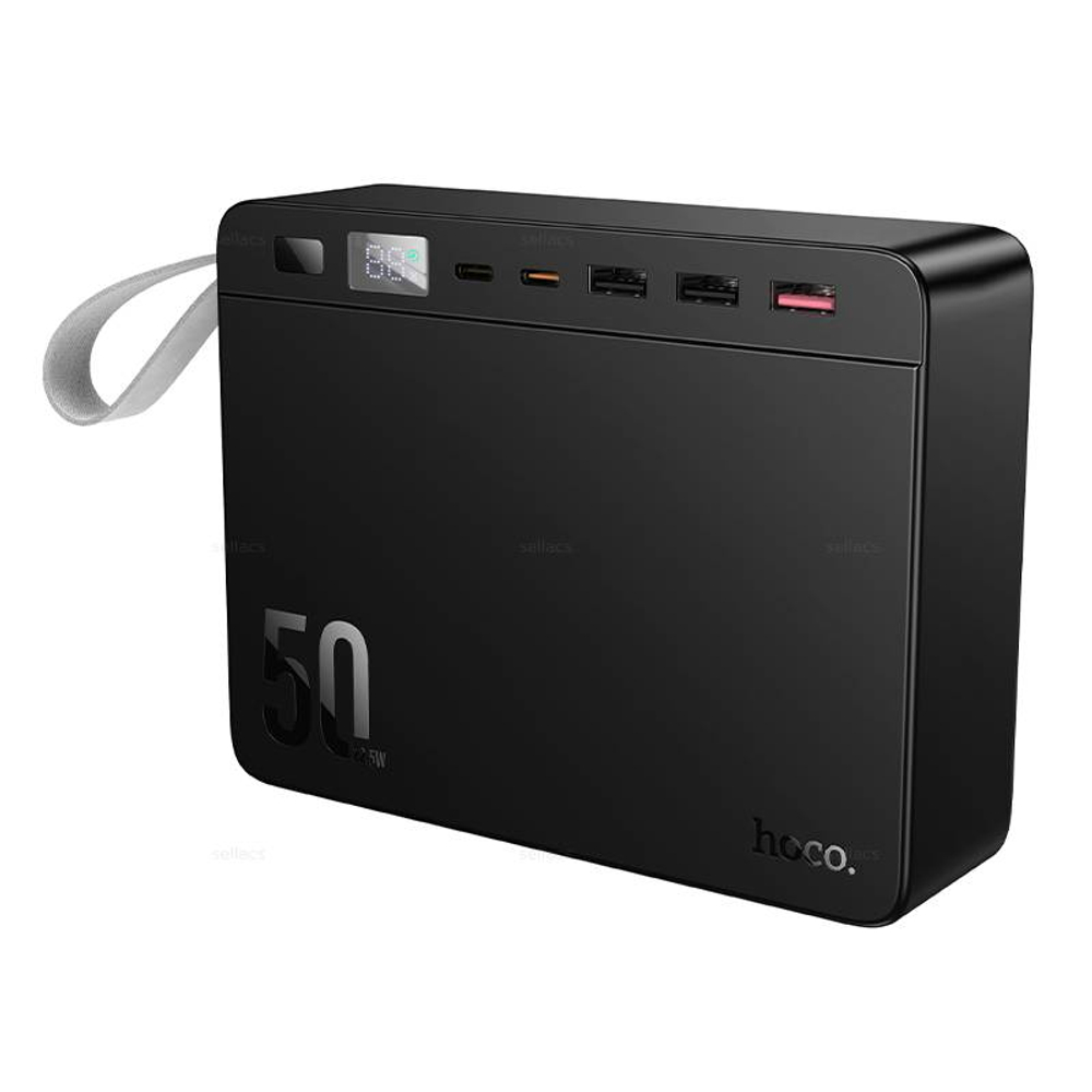 Hoco J166 Carretera пауэрбанк 22.5W+PD20W+лампа (50000mAh) (black)