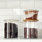 Круглая крышка для контейнера IKEA 365+, Стекло, 14 см