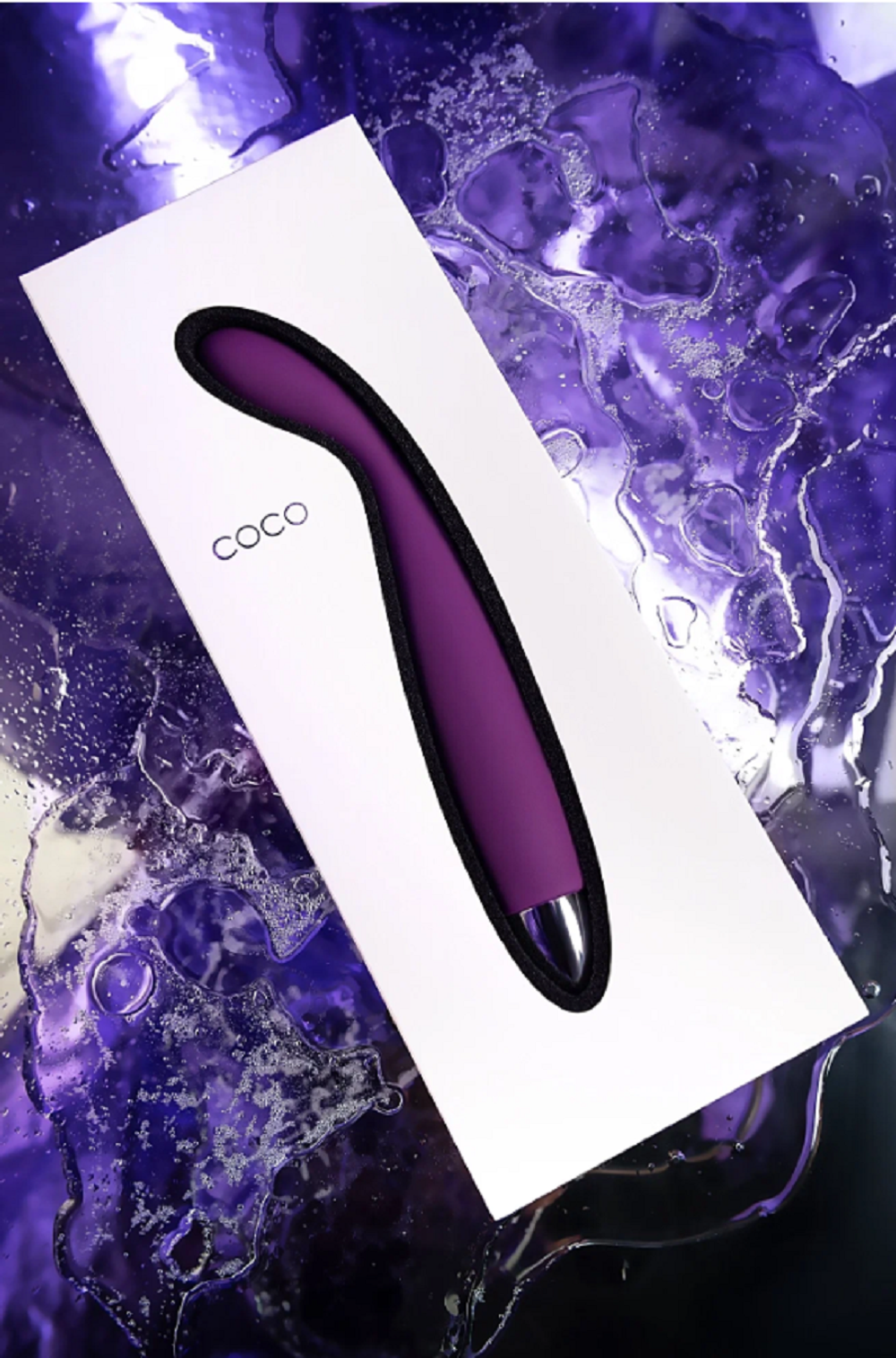 Вибратор Svakom Coco для точки G фиолетовый 18,2 см