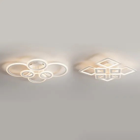 Потолочный светильник FR6199CL-L200W Маркет / Market 200 Вт LED с пультом ДУ Freya fr6199cl-l200w