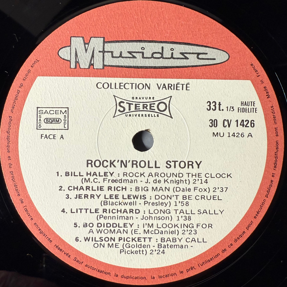 Сборник Rock'n'Roll Story 48 Original Hits 4LP (Франция 1977г.)