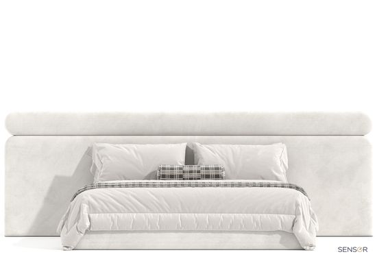 Кровать Эмбер с широким изголовьем