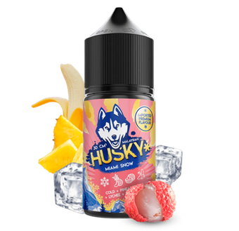 Жидкость HUSKY IMPORT MALAYSIAN SALT (20MG) 30 ml - Miami Snow (Ананас, личи и банан)