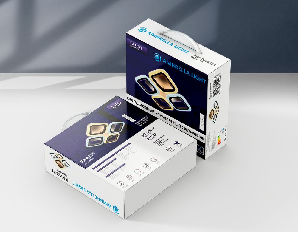 Ambrella Потолочный светодиодный светильник с пультом Original FA4061