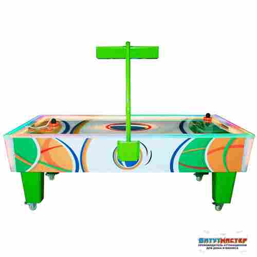 Напольный аэрохоккей с жетоноприёмником «Серпантин», 225×136×180 см