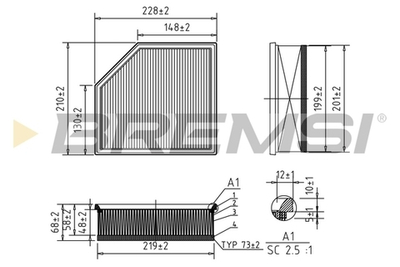 BREMSI - FA1035-BMS - Air Filter