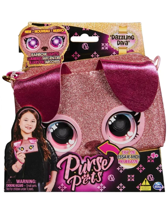 Интерактивная сумочка Собачка Dazzling Diva Purse Pets