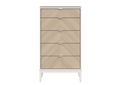 Комод Fjord 5 ящиков (белый)