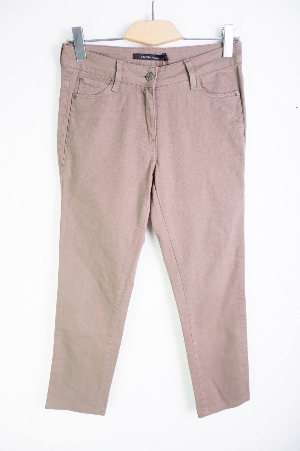 Джинсы Lauren Vidal светлые, маркировка XS, визуально на 42 размер