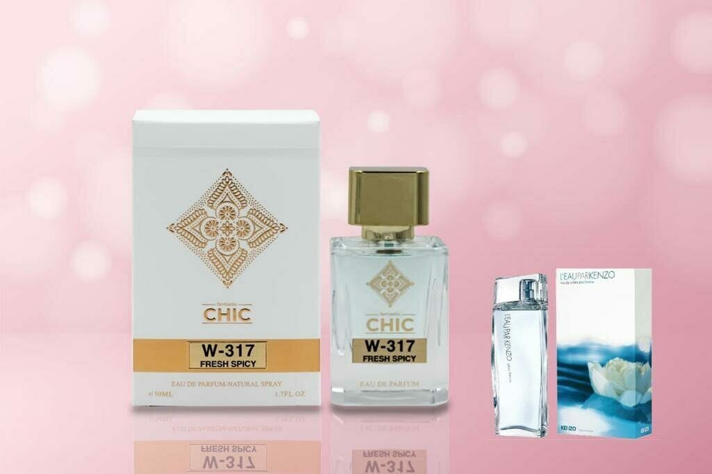 Стойкий парфюм Chic W-317 Fresh Spicy edp for women 50 ml. (Kenzo L'eau Par Kenzo)
