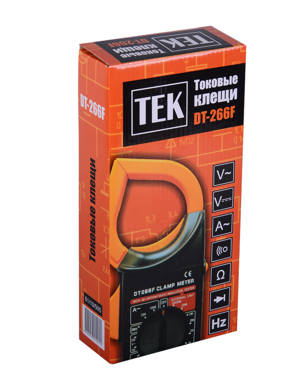 Токоизмерительные клещи DT266F (+измерение частоты)