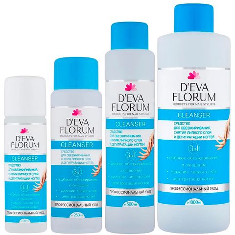 Deva Florum Cleanser Средство для обезжиривания, снятия липкого слоя и дегидратации ногтей