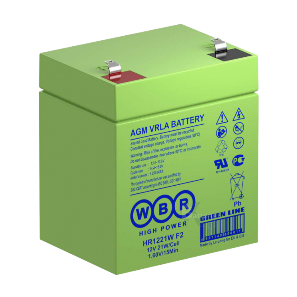 Аккумулятор WBR HR 1221W F2 (AGM)