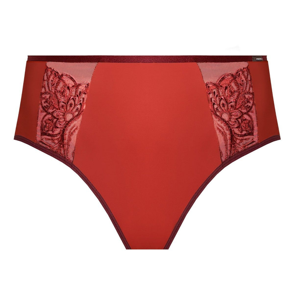 Трусики Livia с вышивкой (Размер: S) (Цвет: аквамариновый)