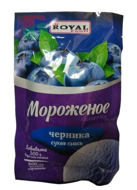 Мороженое Черника сухая смесь 100г. Royal Food