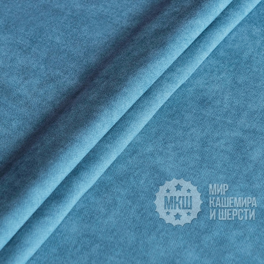 Велюровые шторы СОФТТ (арт. BL01-175-03)  - (145х270)х2 см.  - голубые
