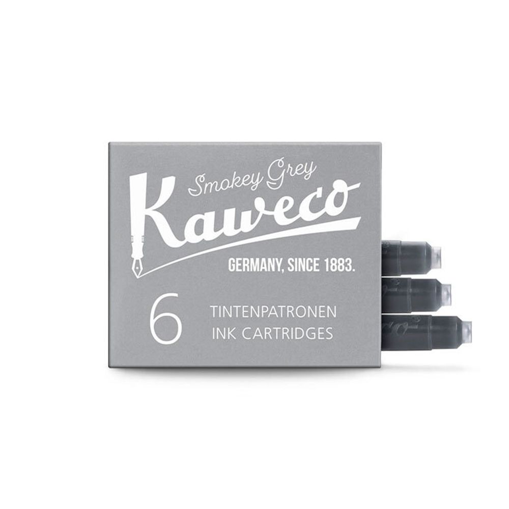 Набор картриджей Kaweco 6шт серый (10000997)