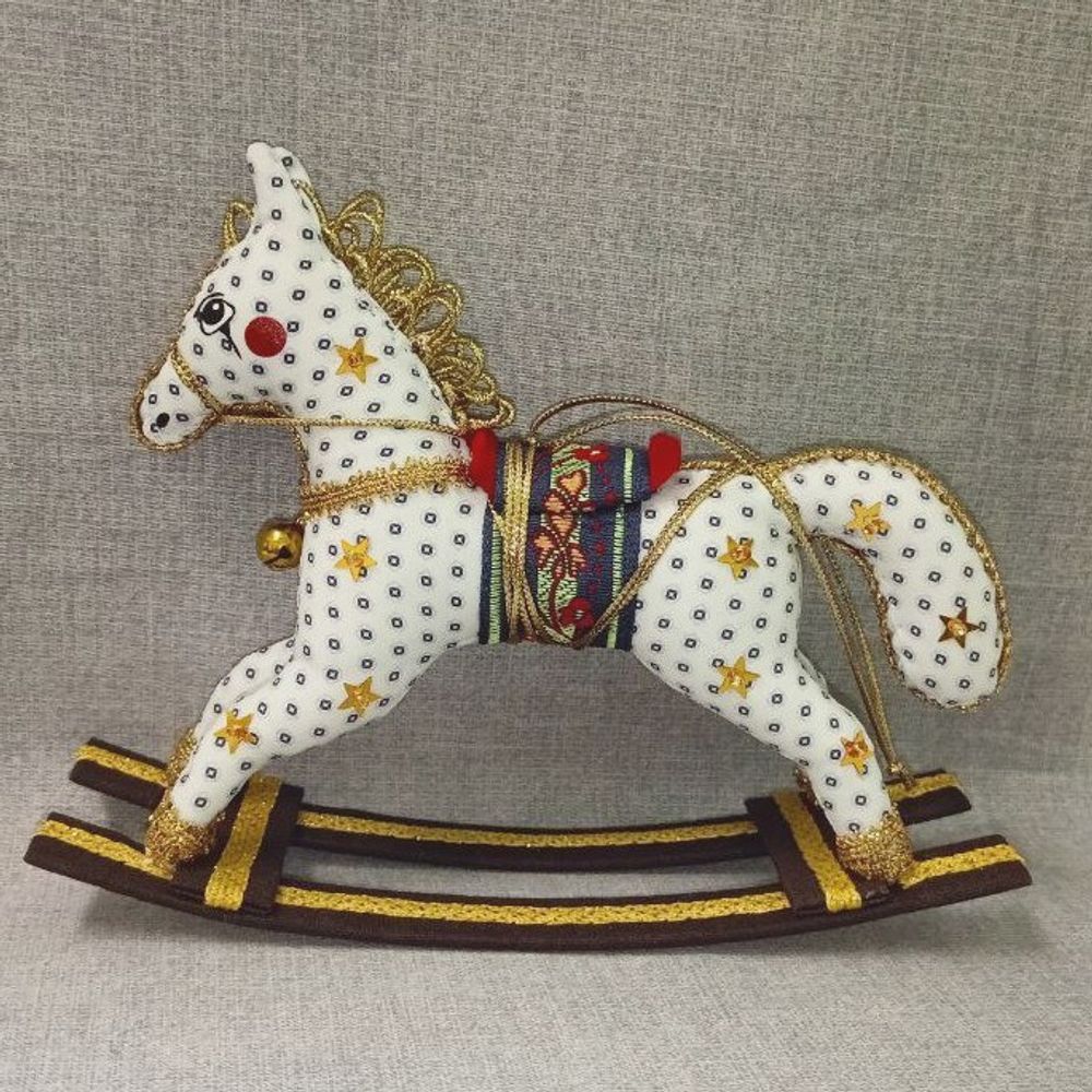 Ёлочная игрушка Лошадка-Качалка №2
