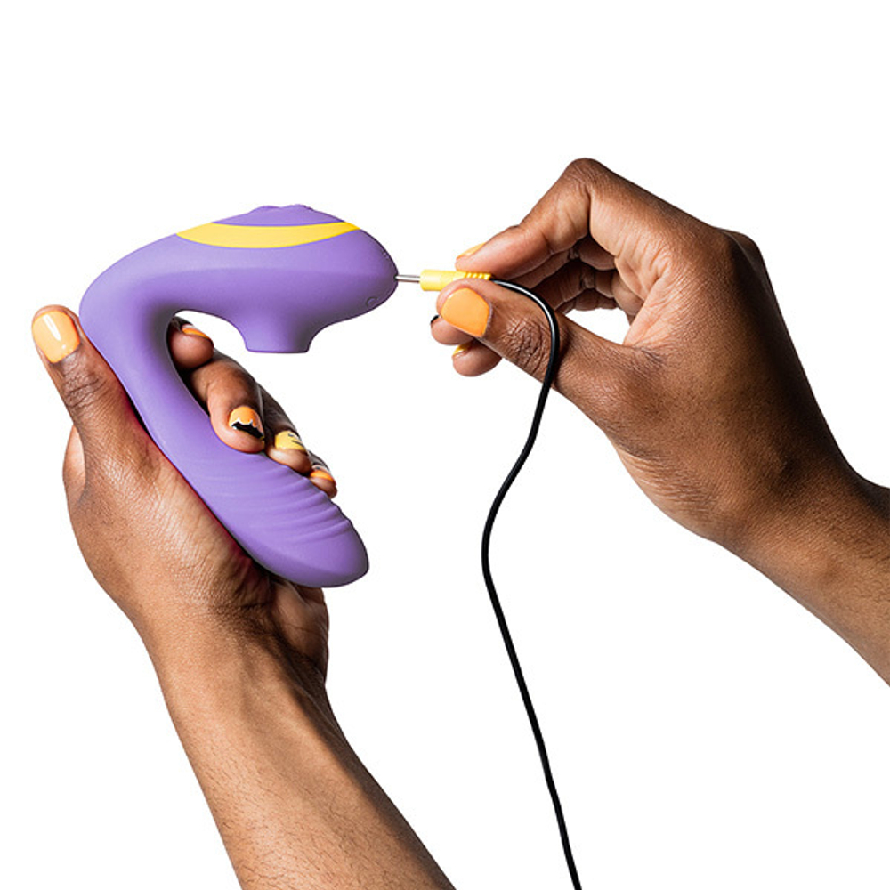 Сиреневый вибратор-стимулятор Romp Reverb Double Trouble Clitoral And G-Spot Stimulator RPRE1SGD