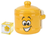 Банка для сыпучих продуктов 450мл с ложкой "Smile"