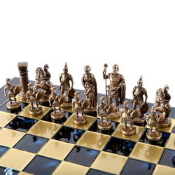 Manopoulos Шахматы металлические эксклюзивные "Греко-Романский Период"