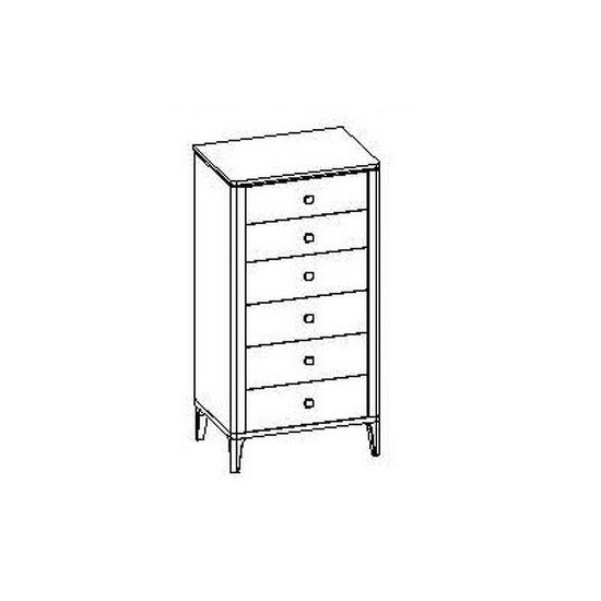 Комод высокий ALBA, FRATELLI BARRI