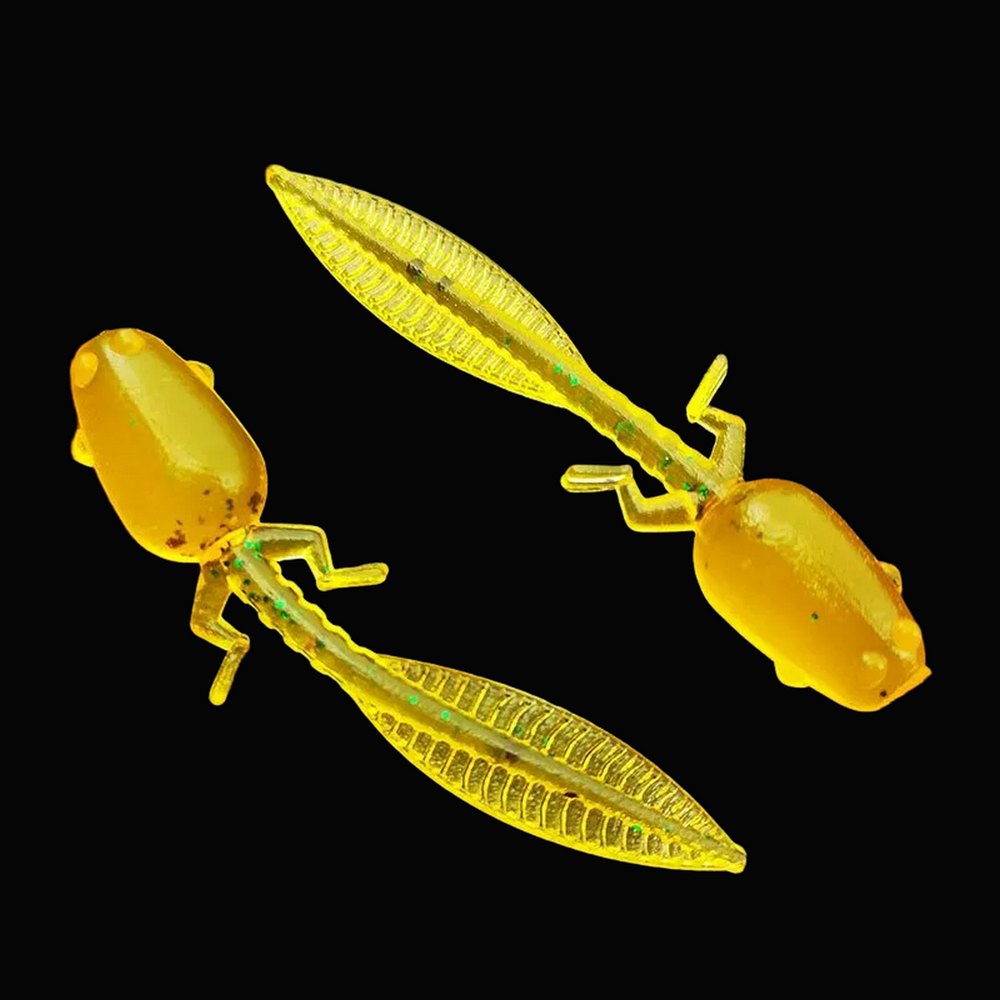 10 шт 5 см Силиконовая приманка креатура головастик слаг RuBaits Tadpole Рыболовная приманка для рыбалки на окуня на щуку на форель на судака На спиннинг джиг микроджиг 0,9 гр.