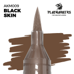 Акриловый маркер с кистью AK Playmarkers Black Skin