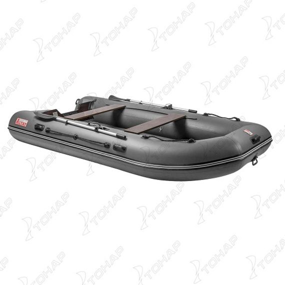Лодка Тонар Алтай А380 (надувное дно) серый