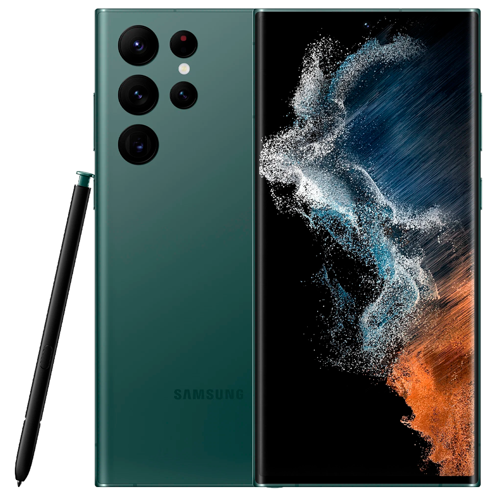 Смартфон Samsung Galaxy S22 Ultra 12/256GB, Green (Зеленый)