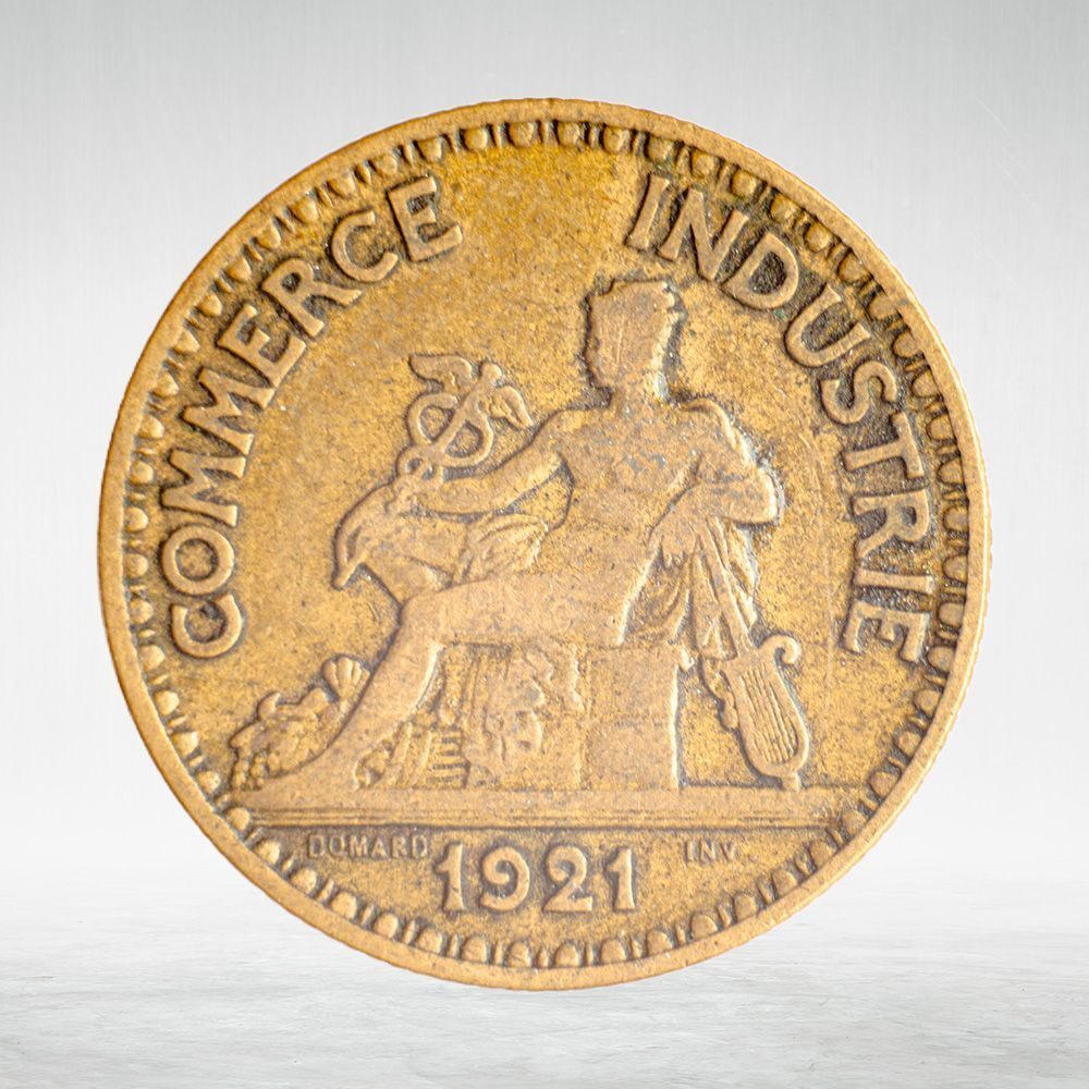France, 2 Francs 1921 - Chambers of Commerce, VF