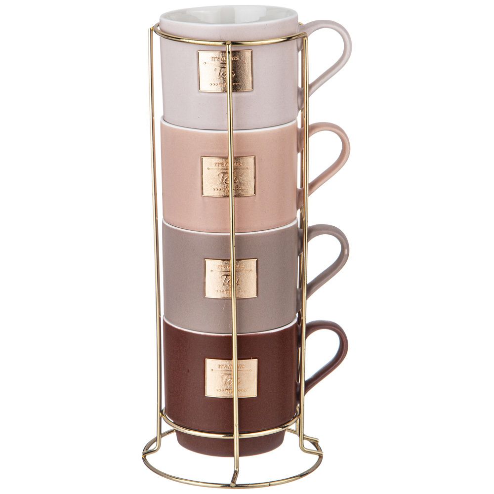 НАБОР КРУЖЕК LEFARD 4ШТ "BREAK TIME" 330МЛ