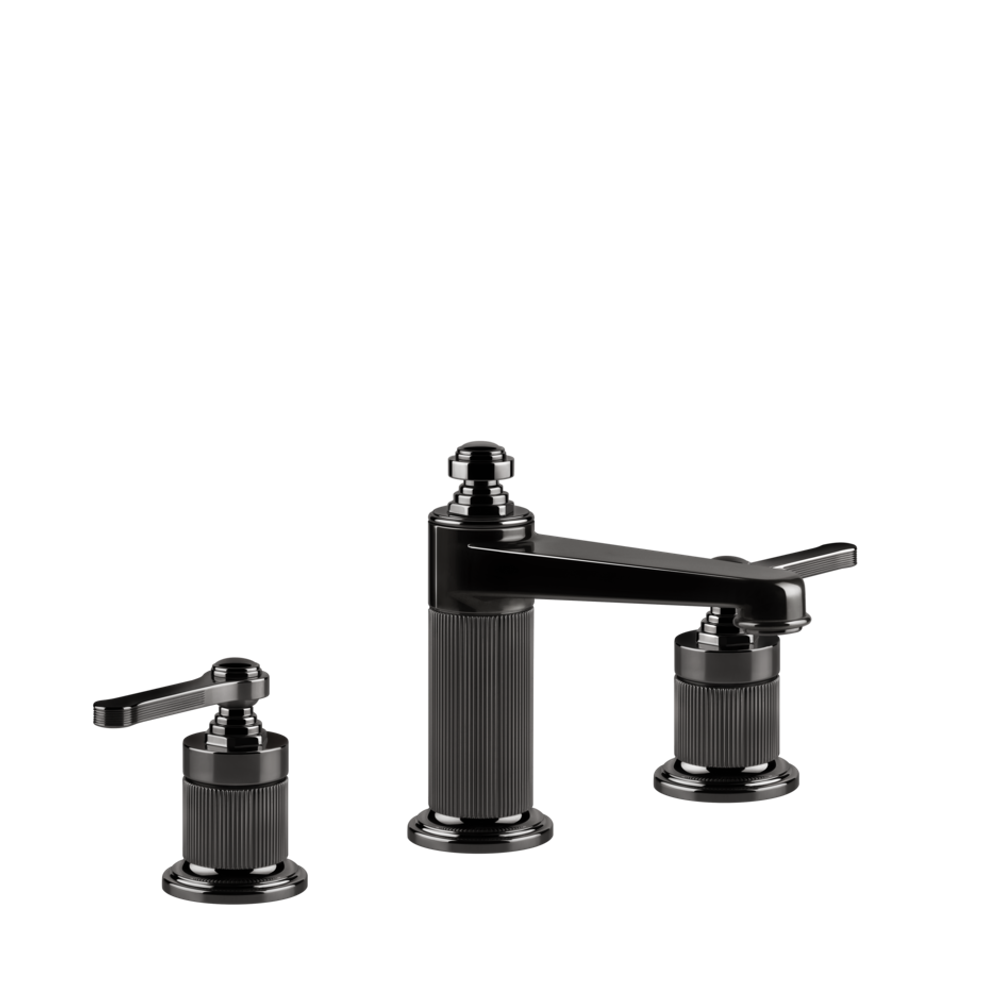 Смеситель для раковины Gessi Venti20 на 3 отверстия, средний, с донным клапаном
